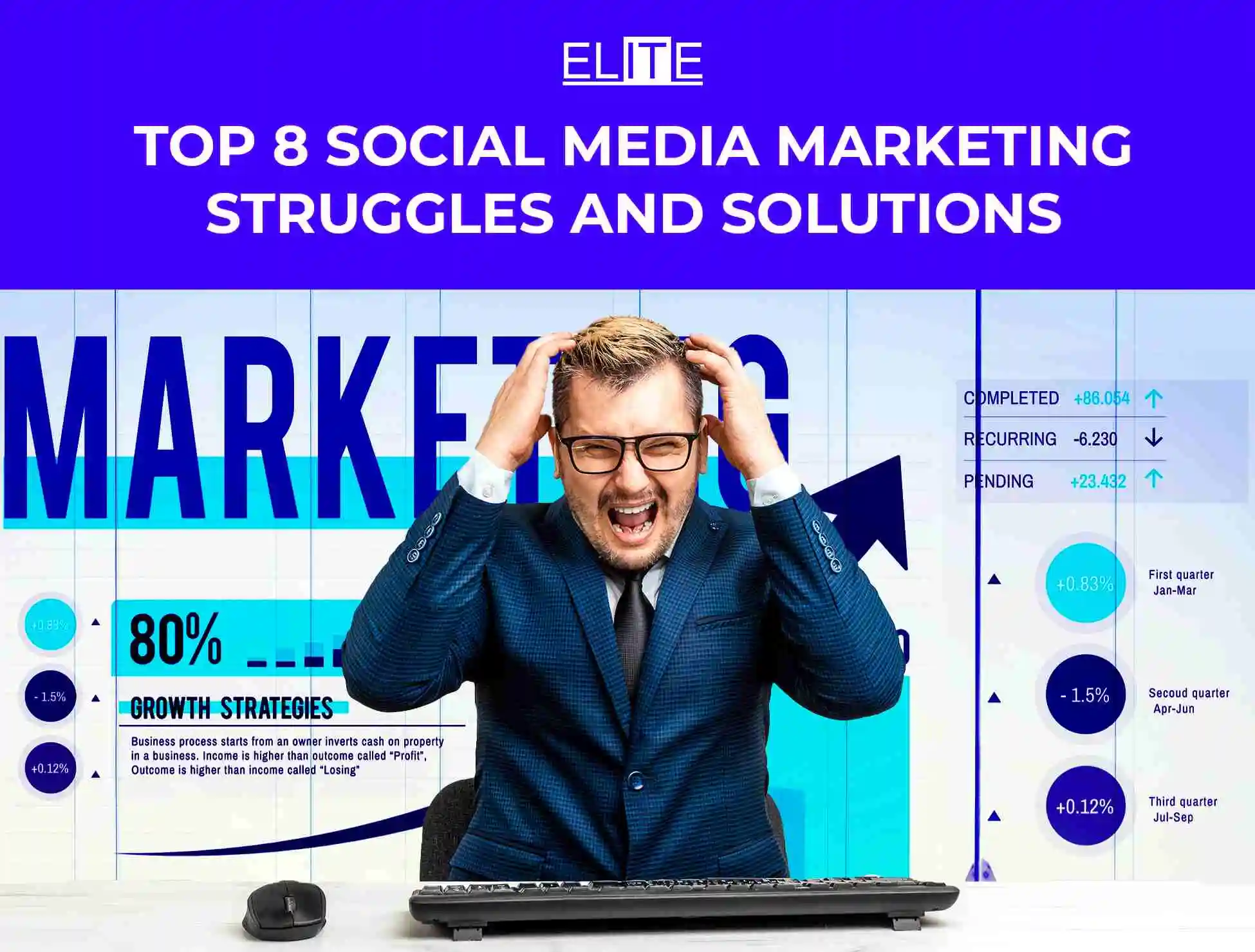 Top 8 social media marketing struggles and solutions