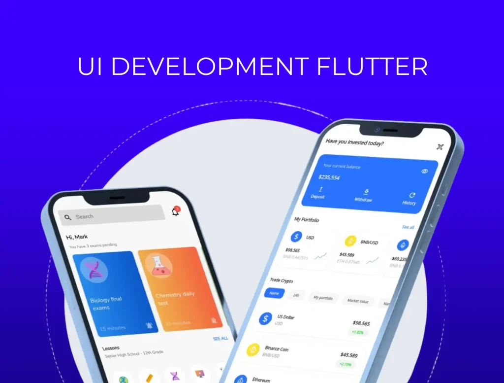 Flutter UI development differences