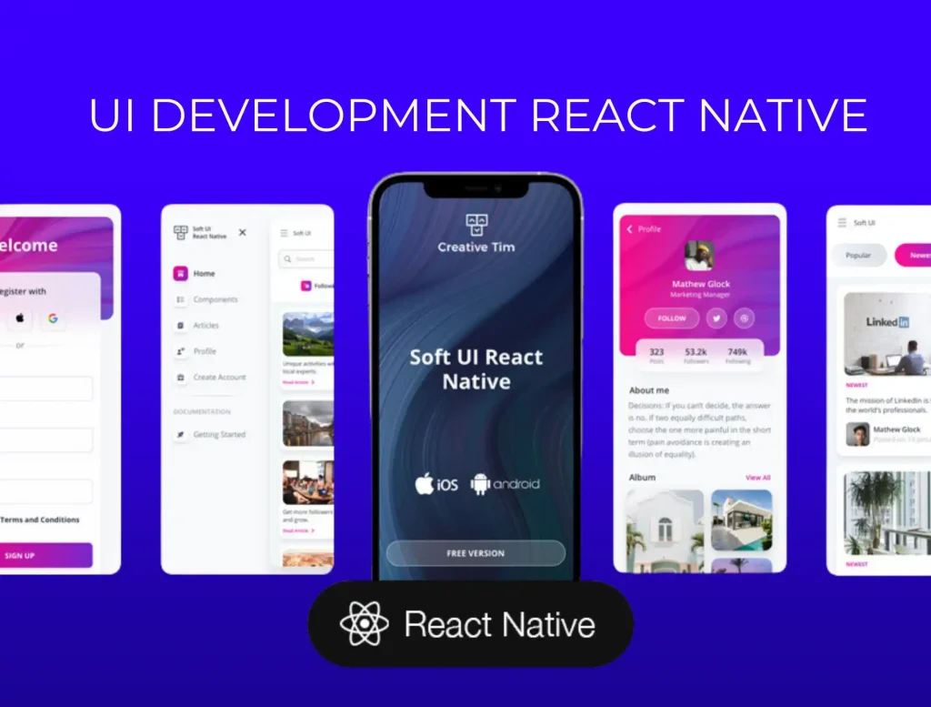 React Native UI development differences