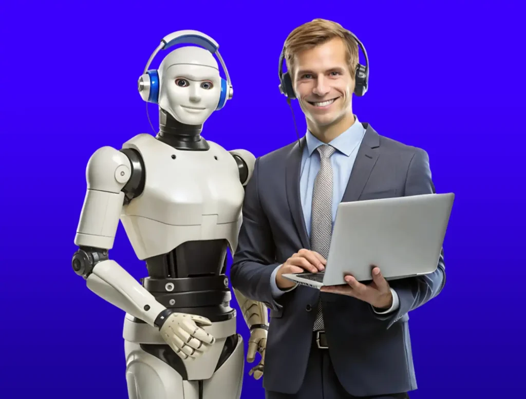 Customer service with AI 